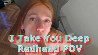Hot Redhead POV Blowjob