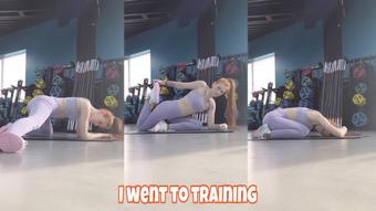 I went to training
