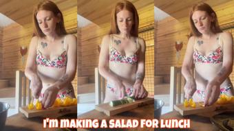 I am making a salad for lunch