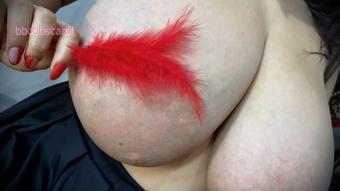 TITSFUCK WITH DILDO. OIL TITS