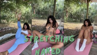 Stretching naked