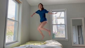 Barefoot Bed Jumping