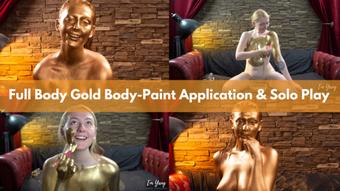 Painting my Full Body Gold & Using my Glass Dildo